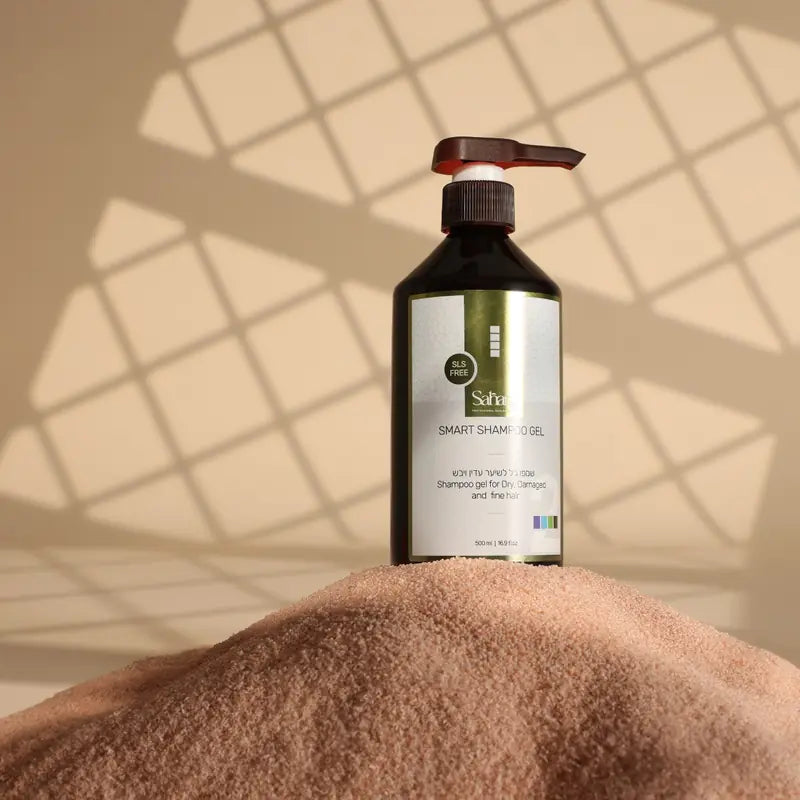 שמפו ג׳ל סמרט לשיער דק, עדין, יבש, צבוע, פגום, ולאחר החלקה 500 מ'ל