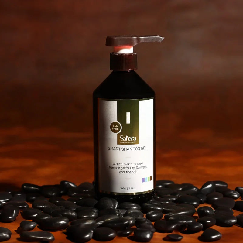 שמפו ג׳ל סמרט לשיער דק, עדין, יבש, צבוע, פגום, ולאחר החלקה 500 מ'ל